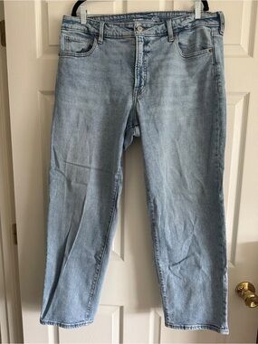High-Rise OG Loose Jeans in Bright Light Wash | Old Navy, Size 18